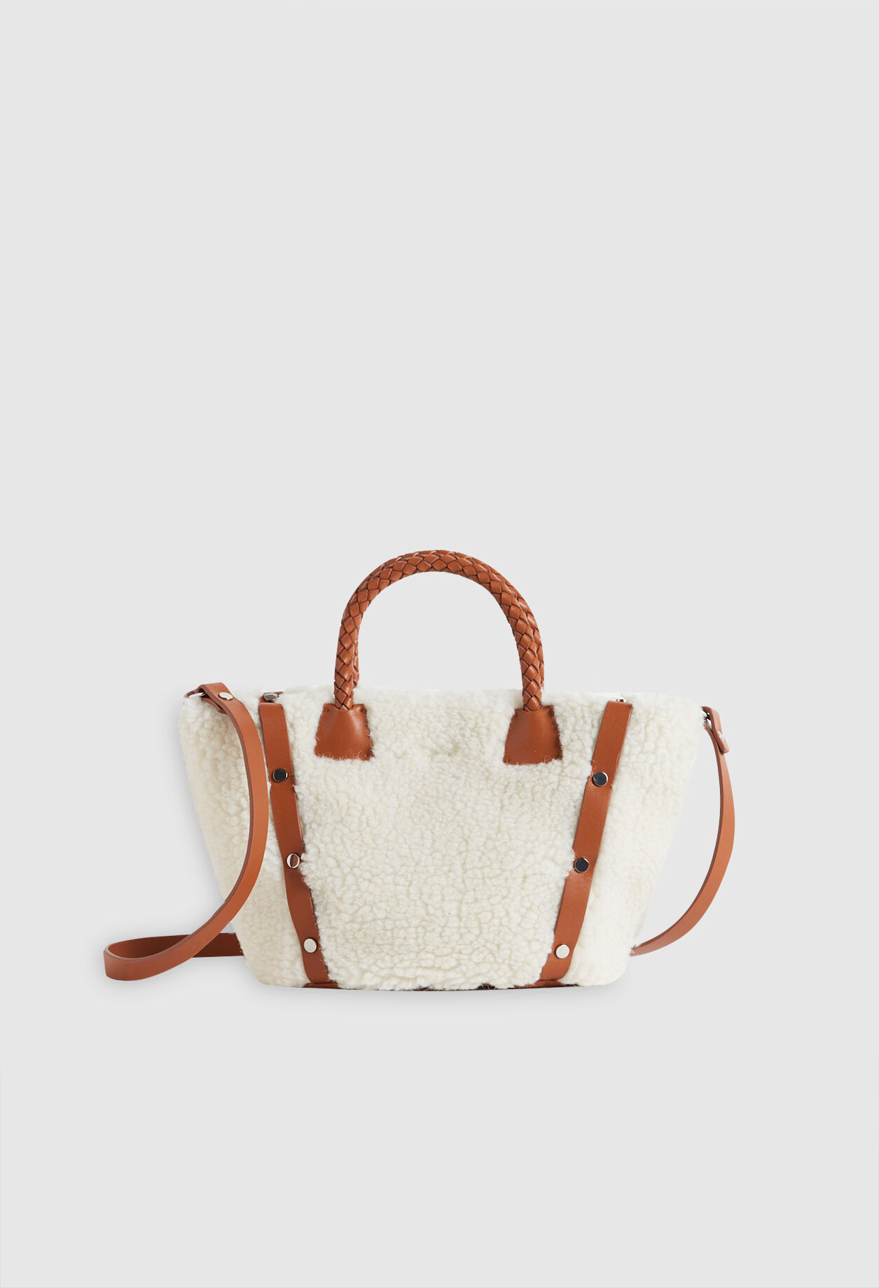 Mini sac cabas Azelie peau lainée