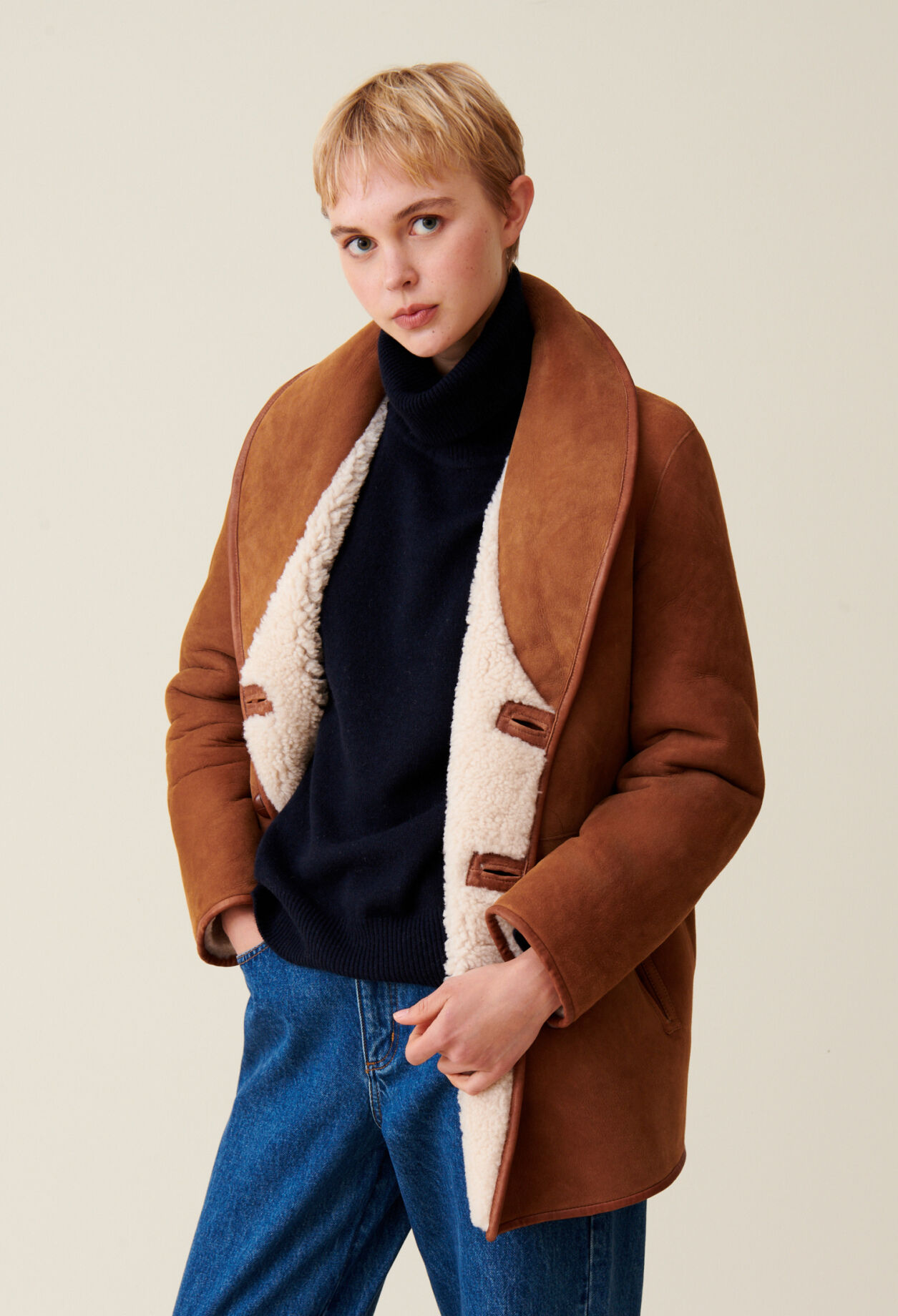 Peau lainée claudie pierlot outlet