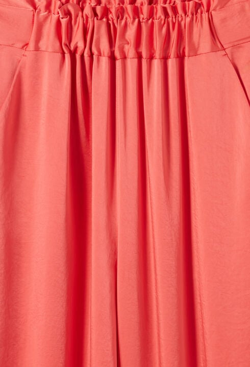Pantalon fluide satiné