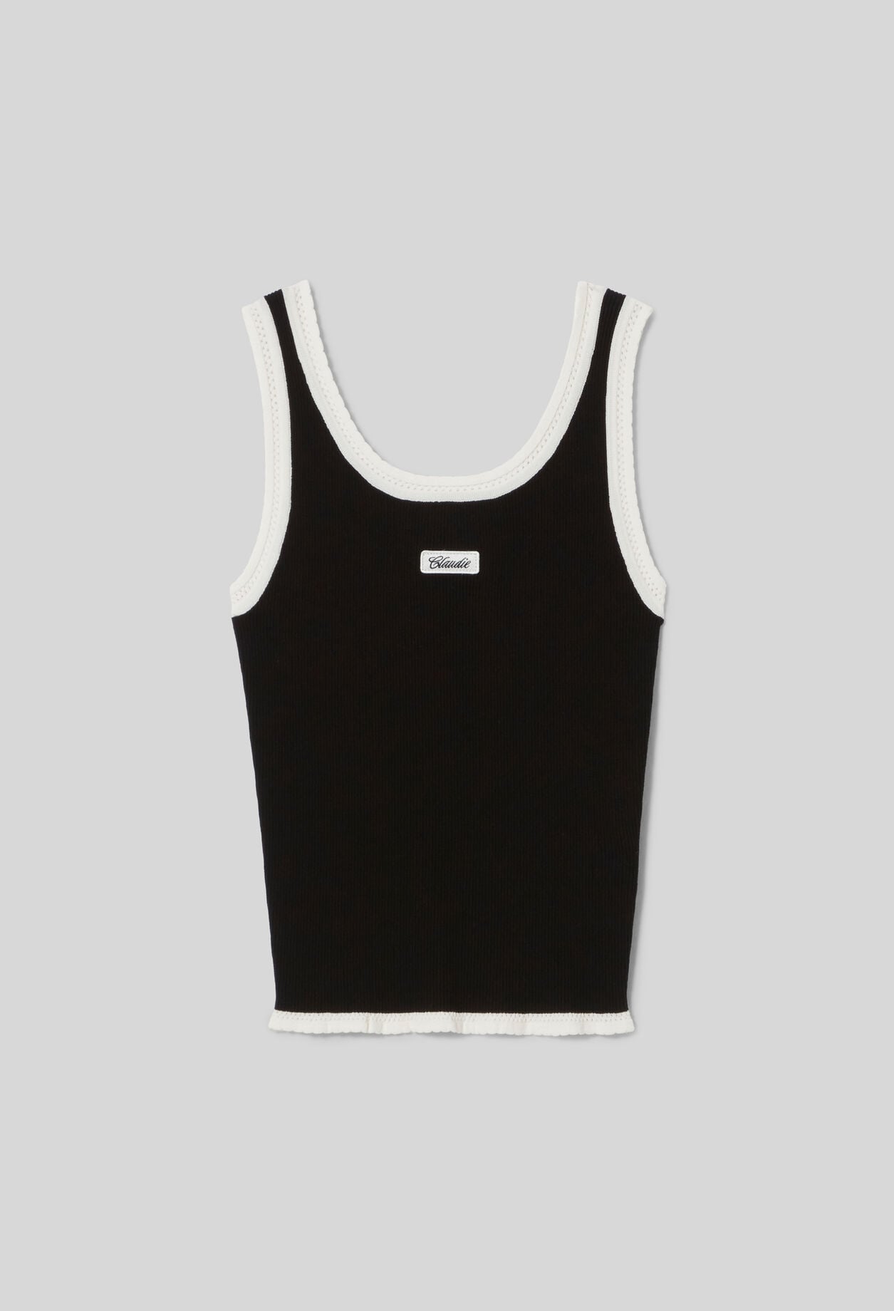 Top maille col rond