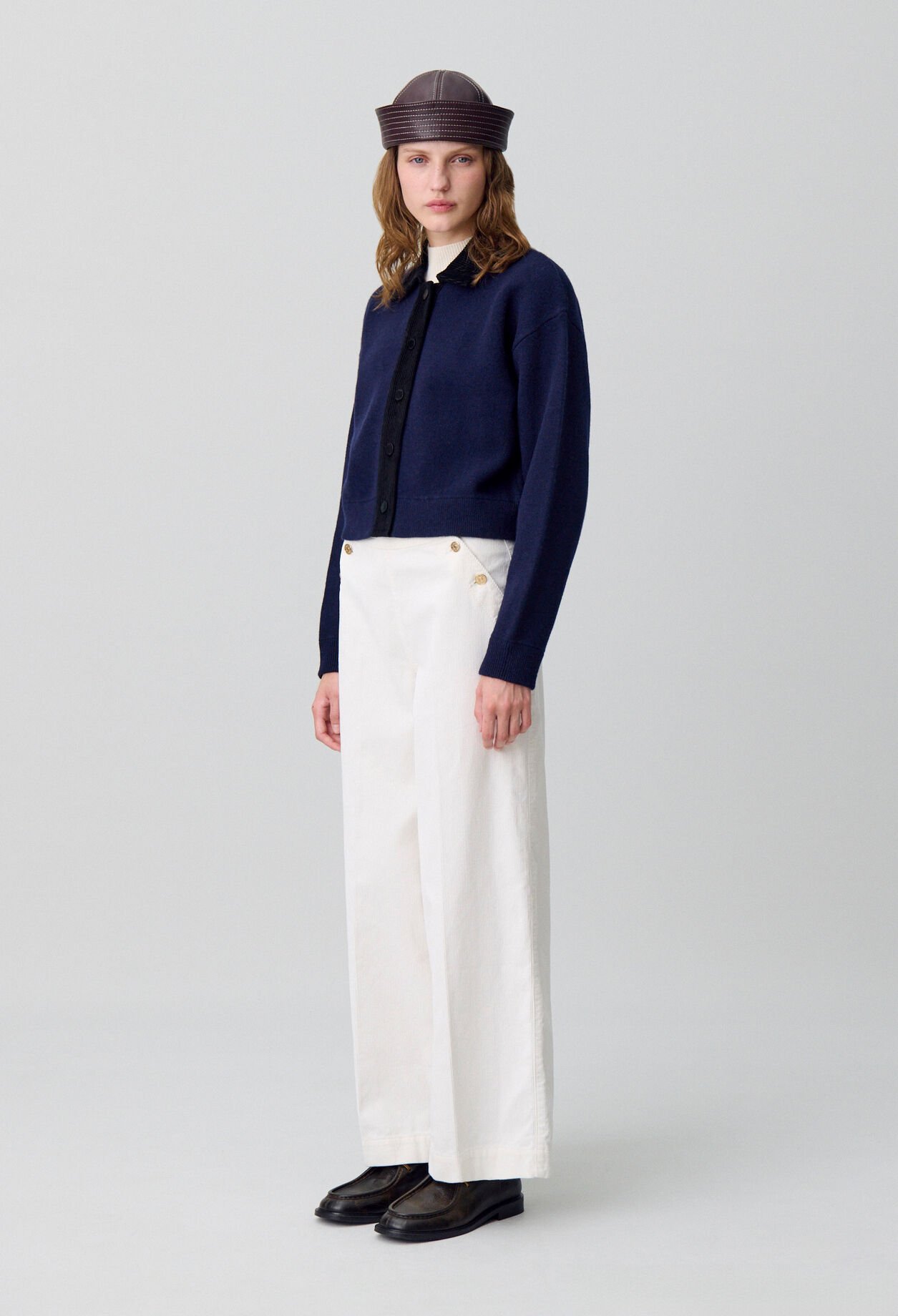 Cardigan velours côtelé