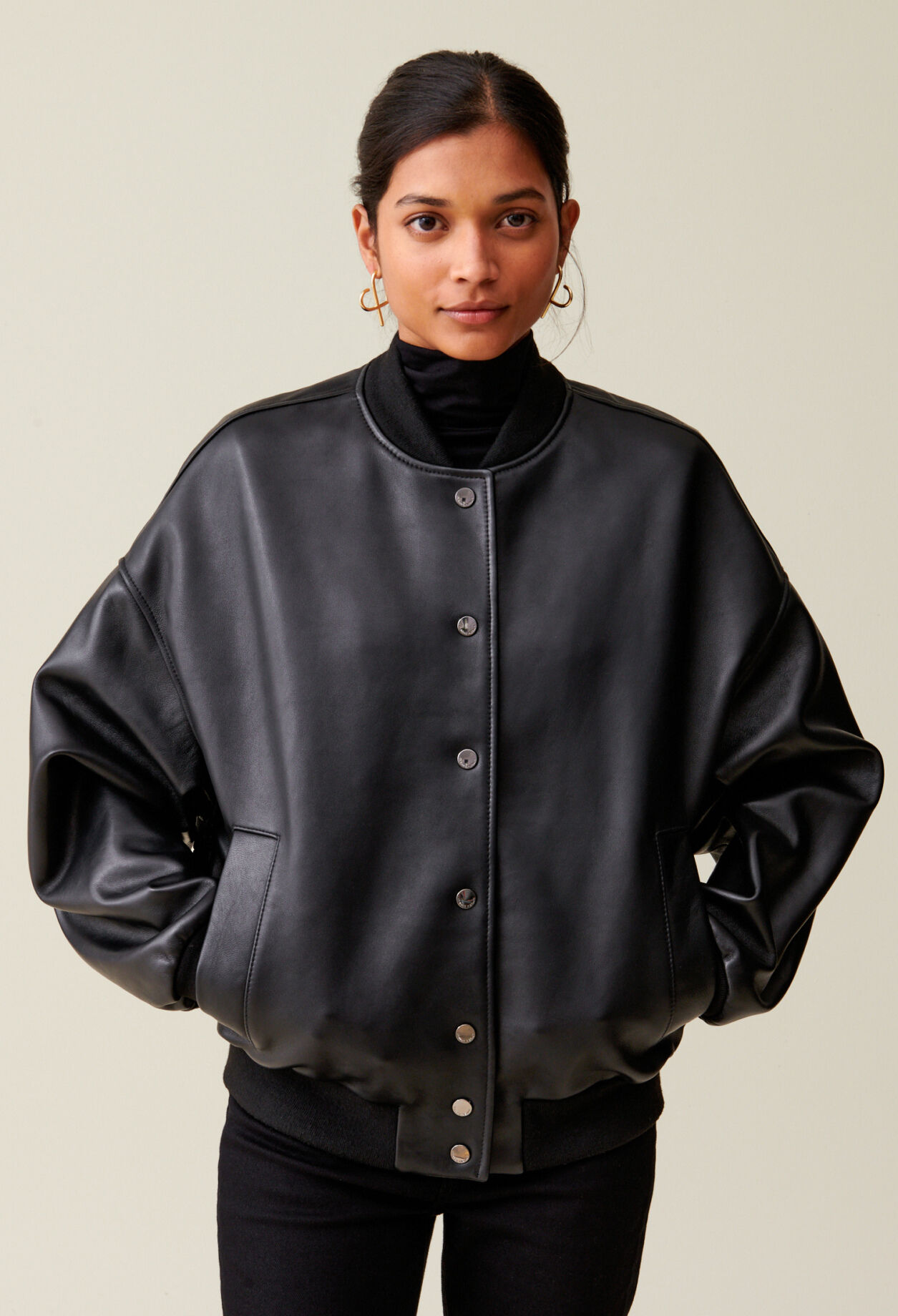 Veste bomber cuir Jean Toto