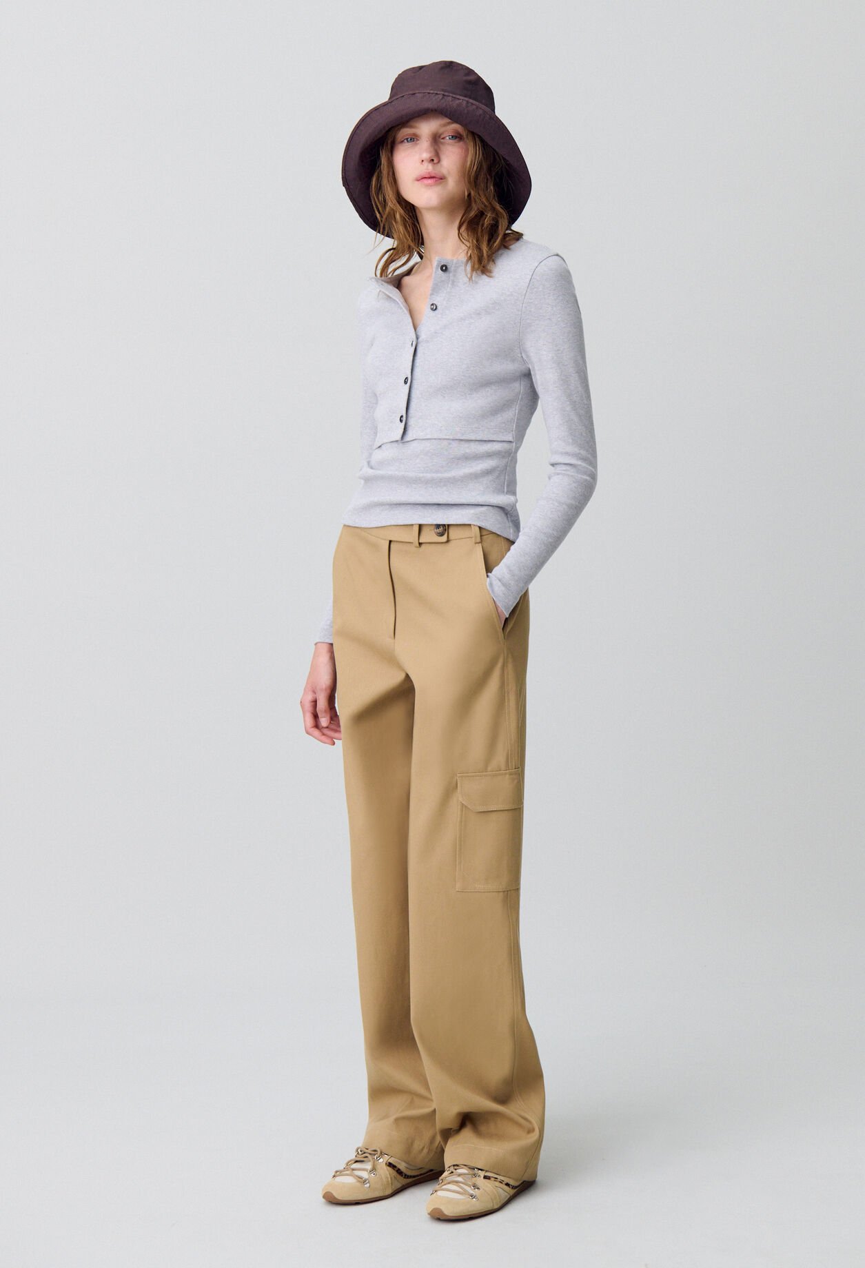 Set t-shirt cardigan coton
