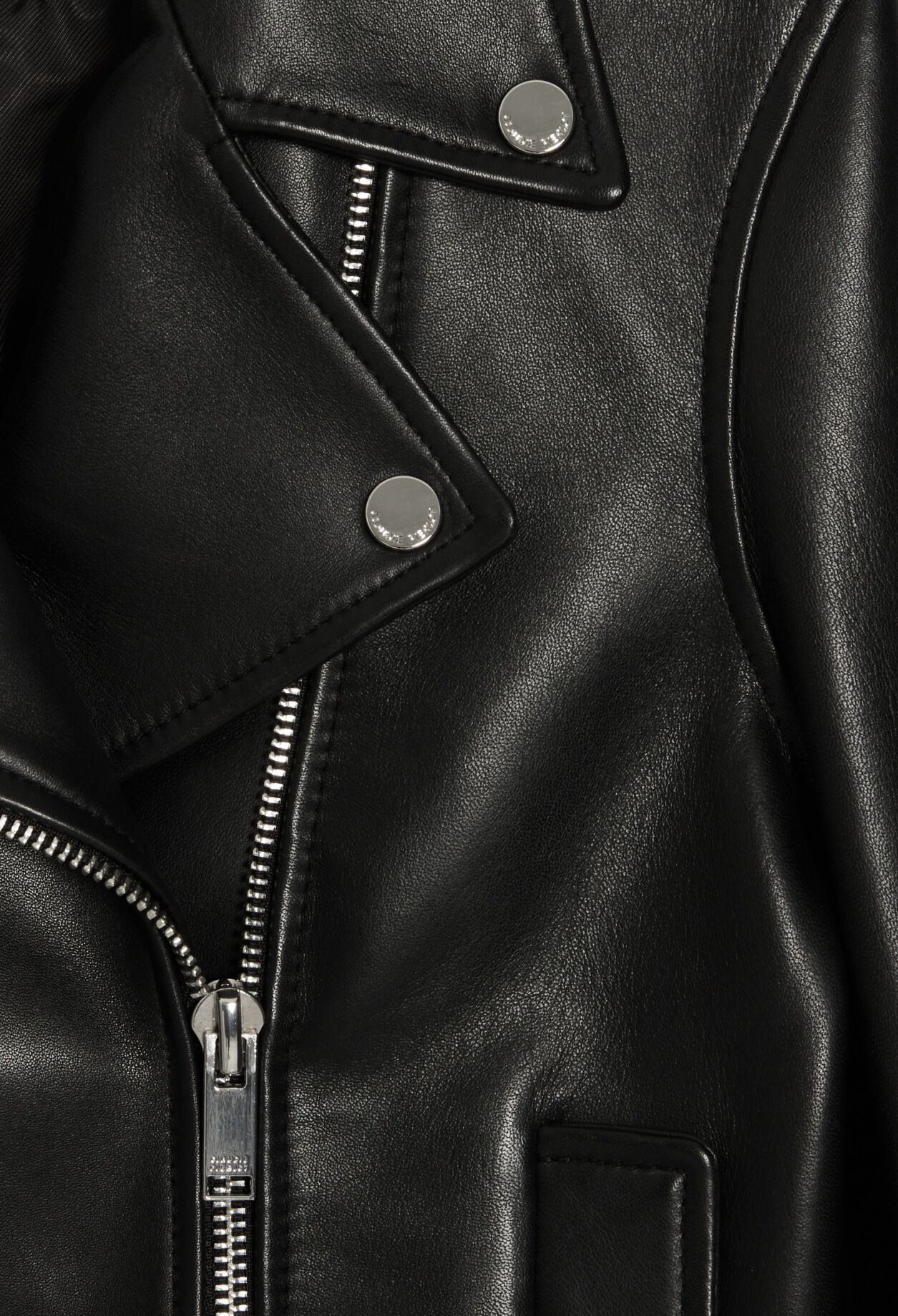 Blouson cuir noir