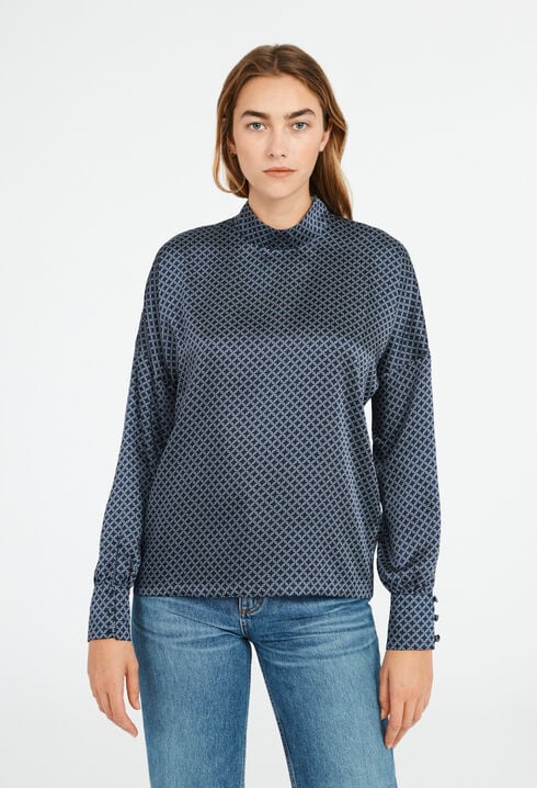 Blouse imprimé géométrique
