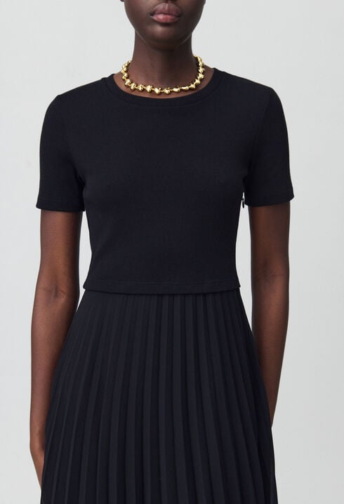 Robe Teli longue bimatière