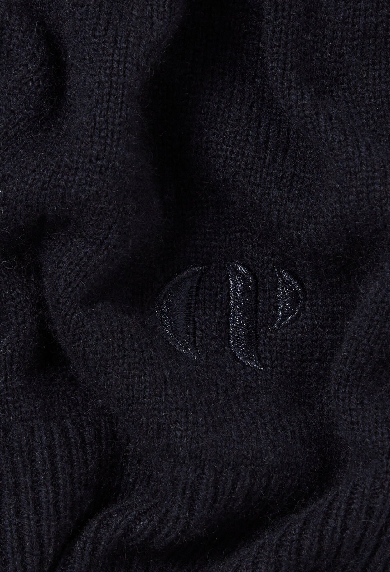 Pull cachemire bleu marine