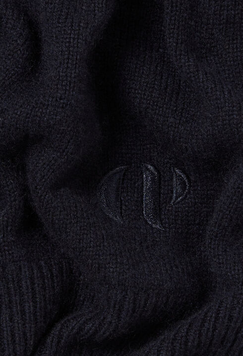 Pull cachemire bleu marine