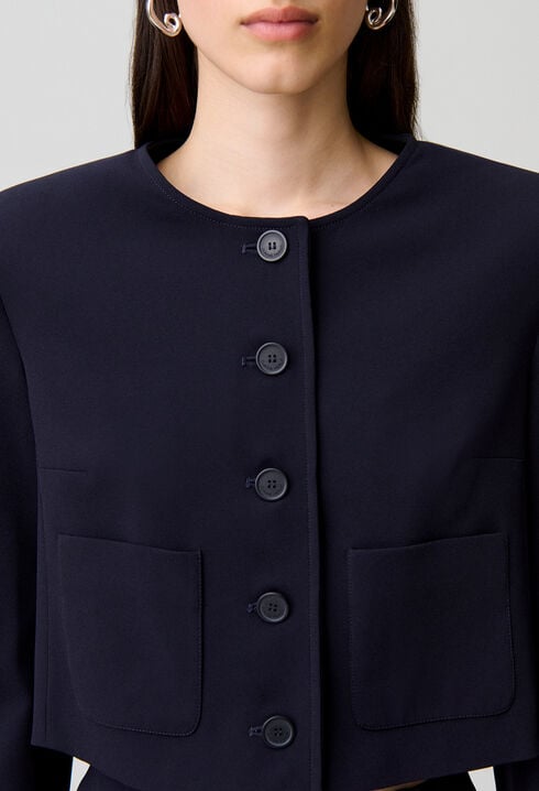 Veste col rond