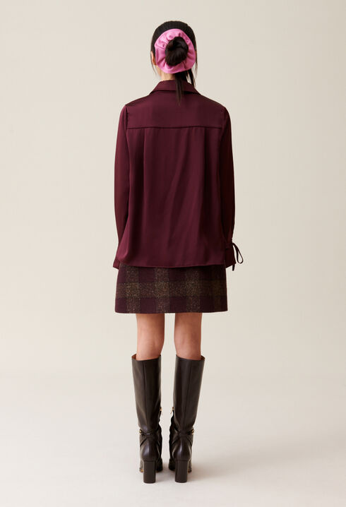 Blouse fluide col ouvert