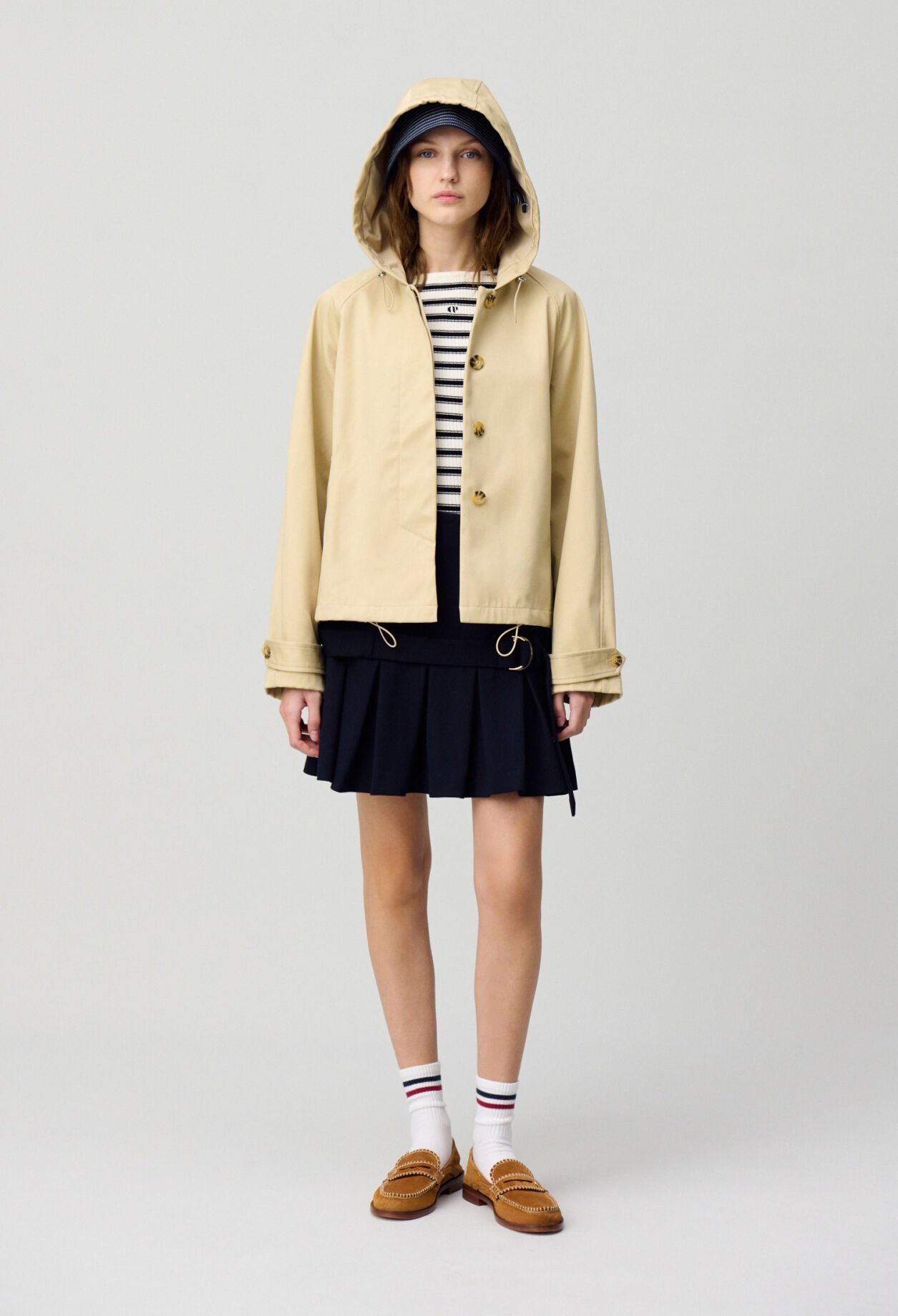 Parka légère à capuche