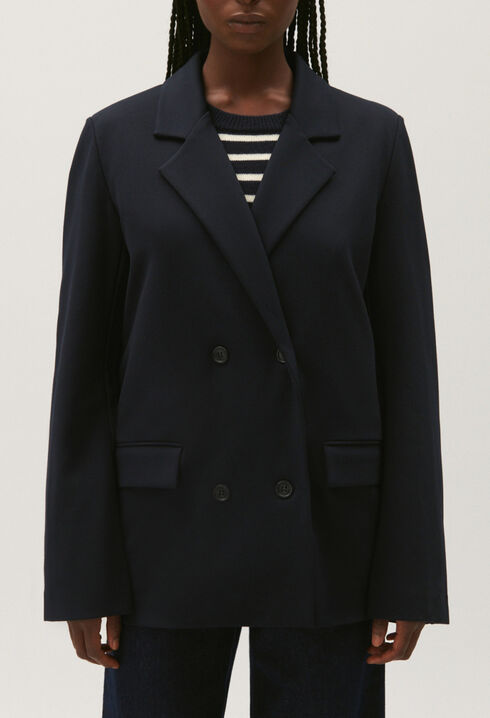 Veste tailleur bleu marine