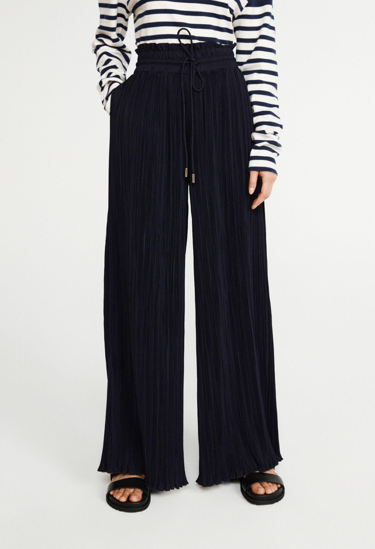 Pantalon plissé