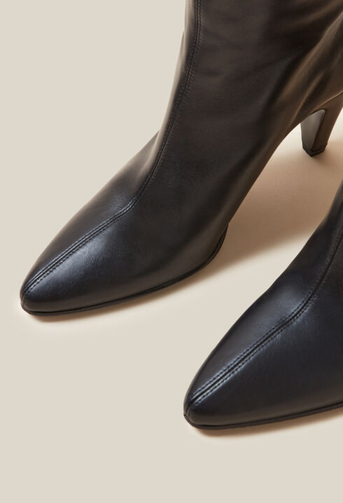 Bottes hautes cuir