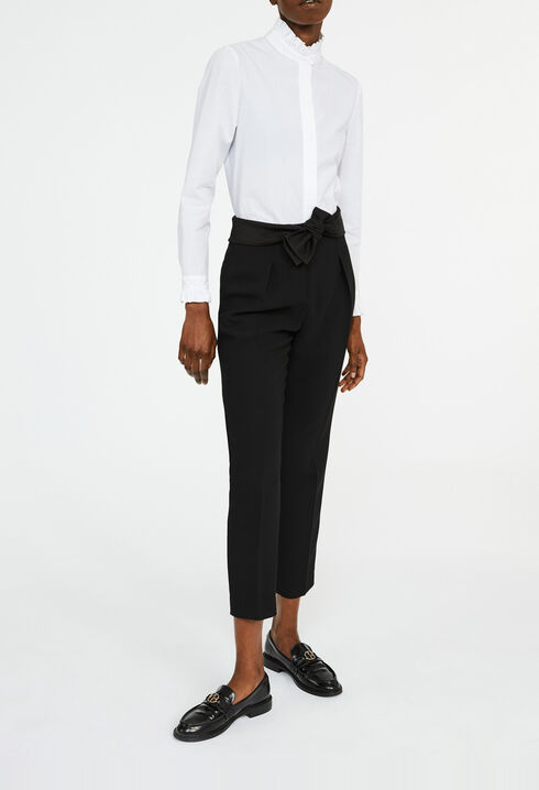 Pantalon tailleur carotte