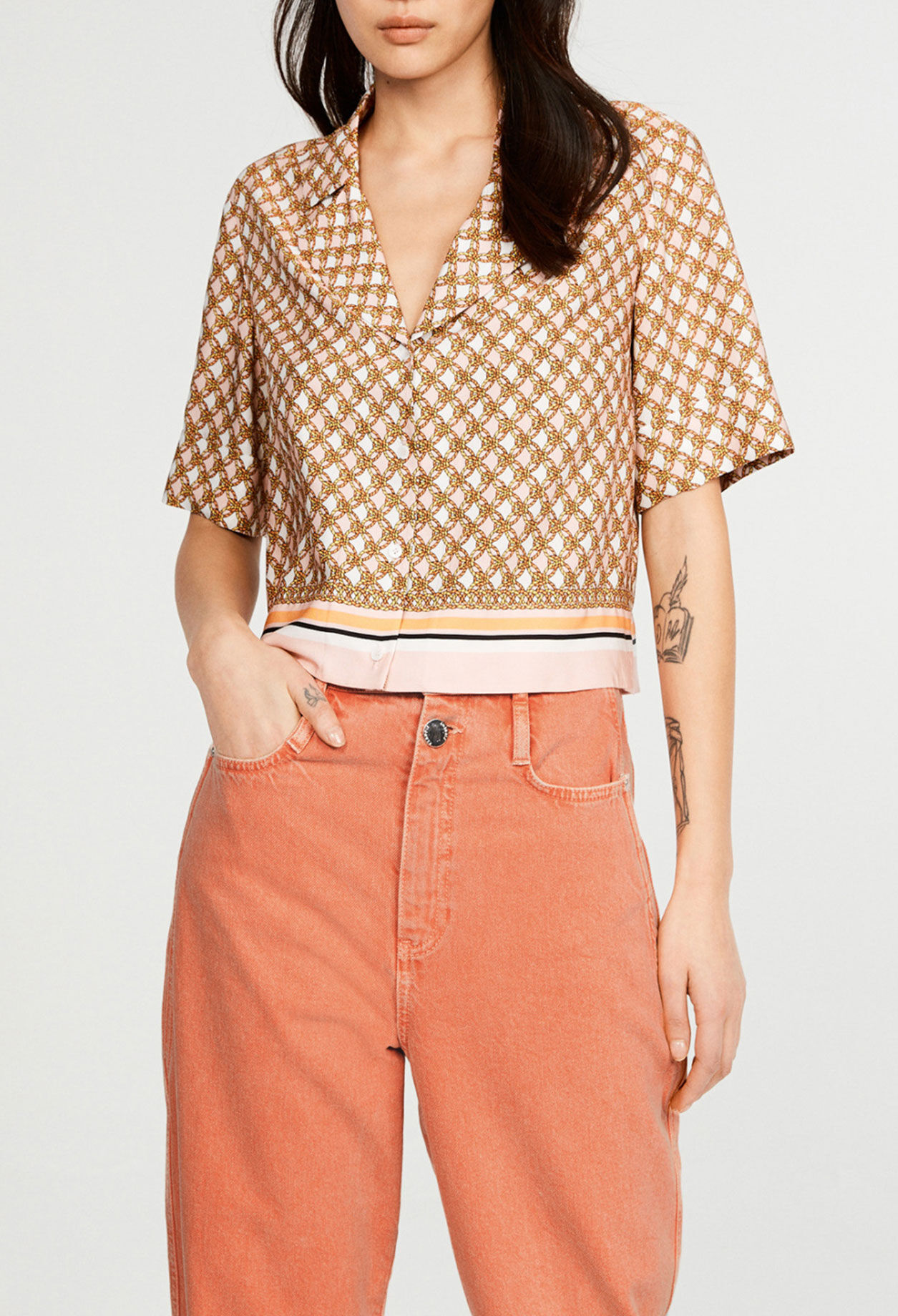 Chemise à manches courtes