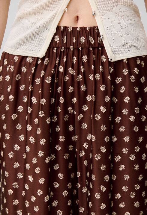 Pantalon fluide imprimé