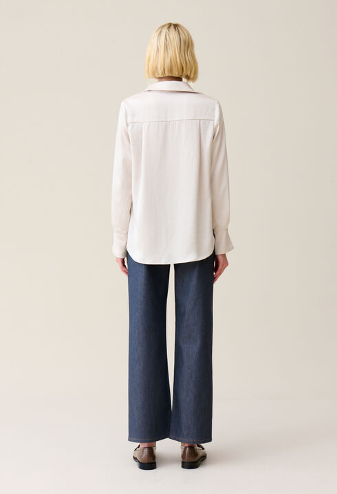 Blouse fluide plissée