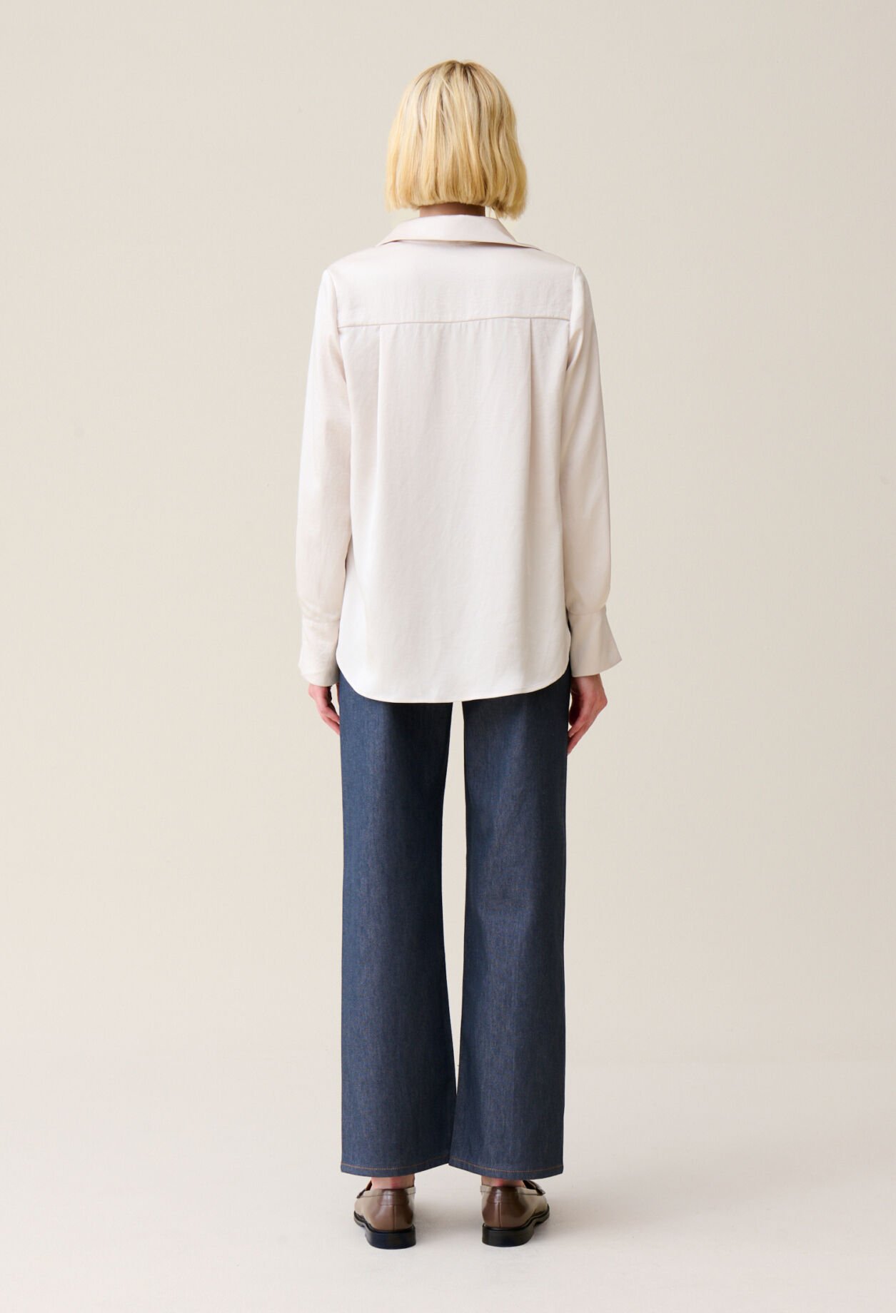 Blouse fluide plissée