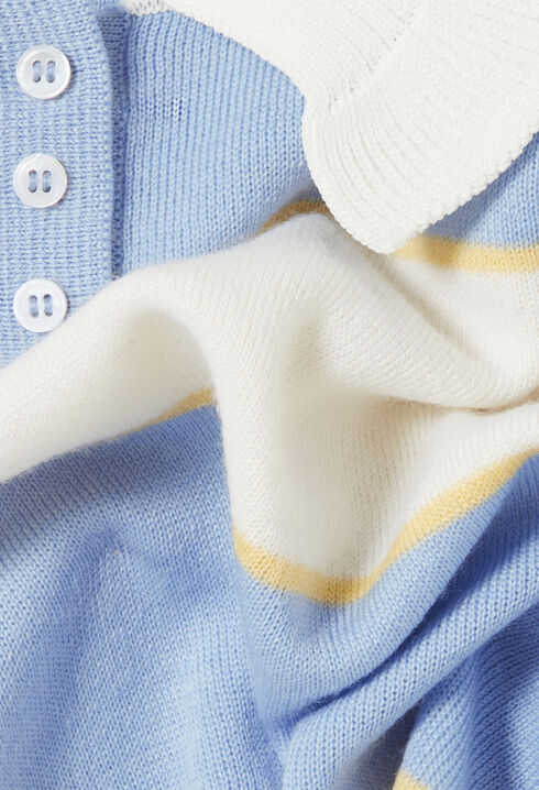 Polo maille rayures