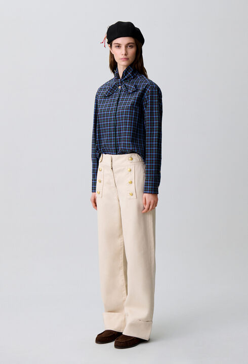 Jean large denim clair