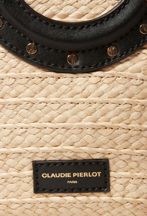 Petit sac panier tressé et anneau