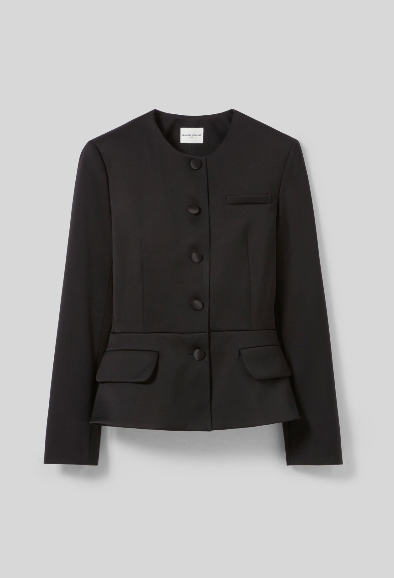 Veste cintrée satinée