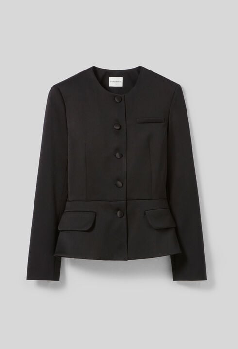 Veste cintrée satinée