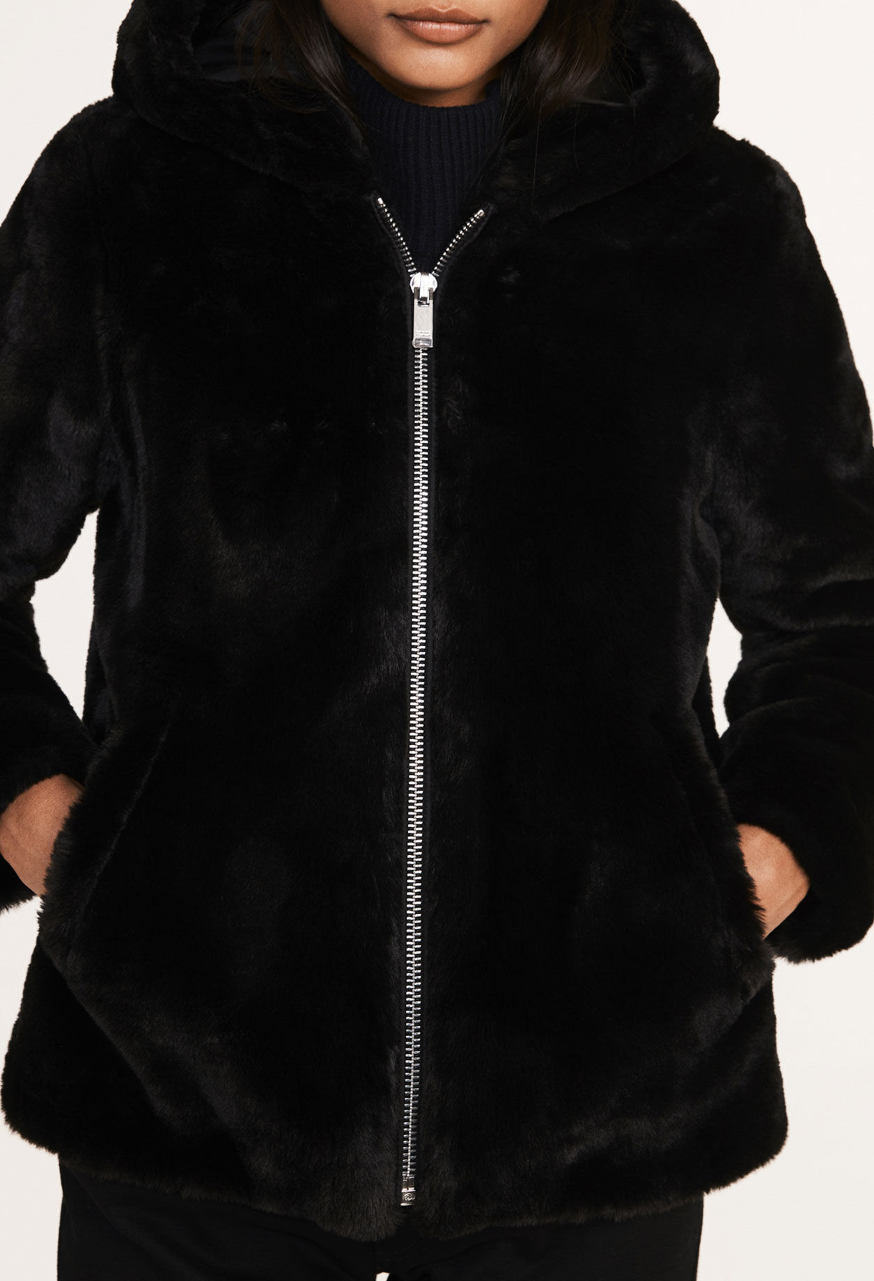 Blouson en fausse fourrure