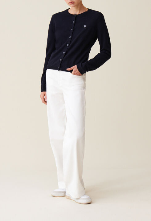 Cardigan Jean Toto laine 