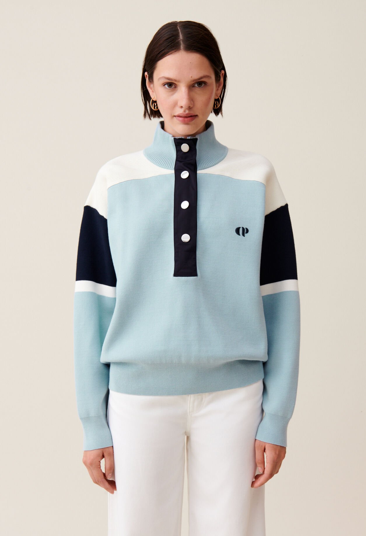 Sweatshirt Minimum col camionneur