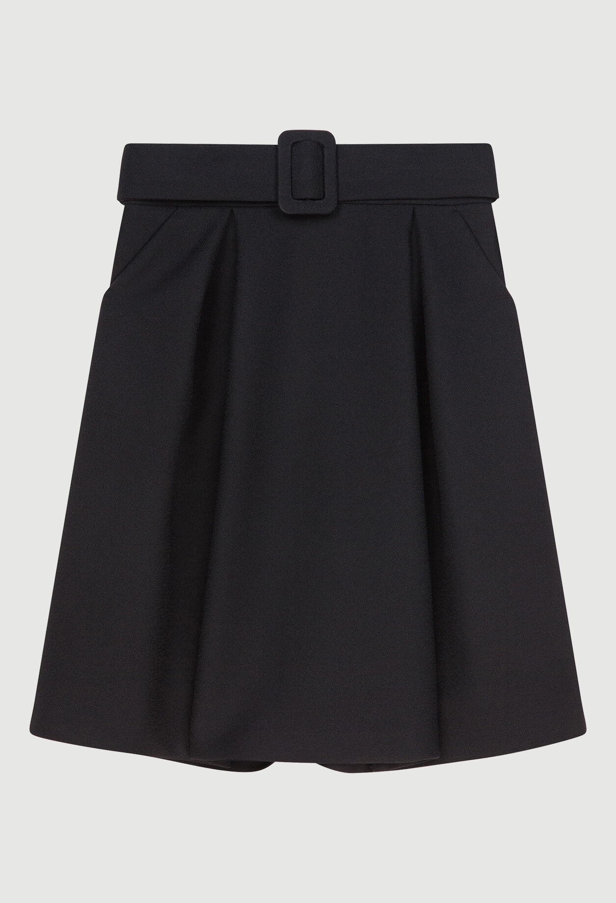 Jupe noire avec ceinture