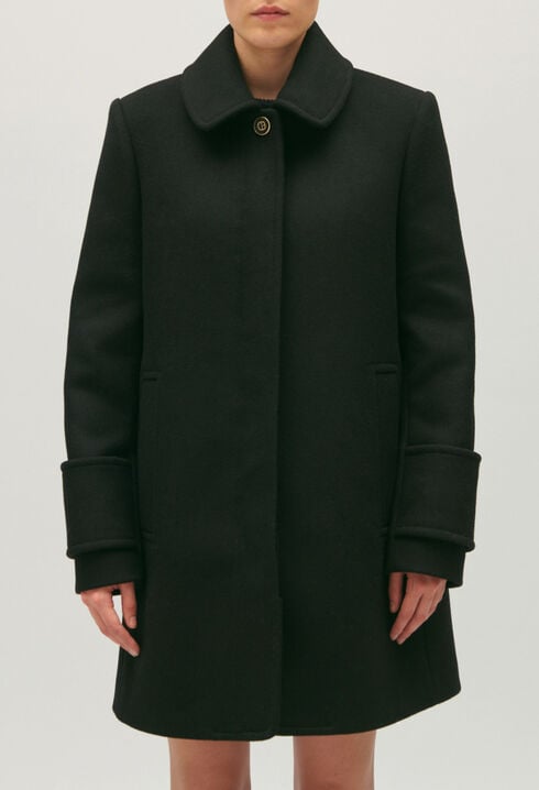 Manteau col claudine