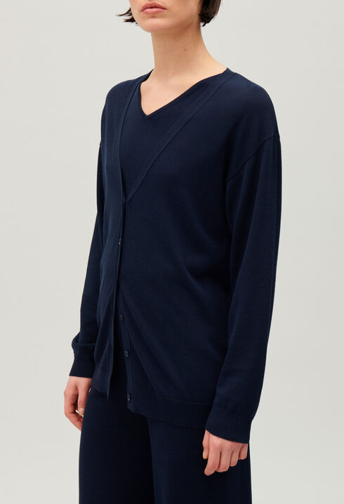 Cardigan maille fine