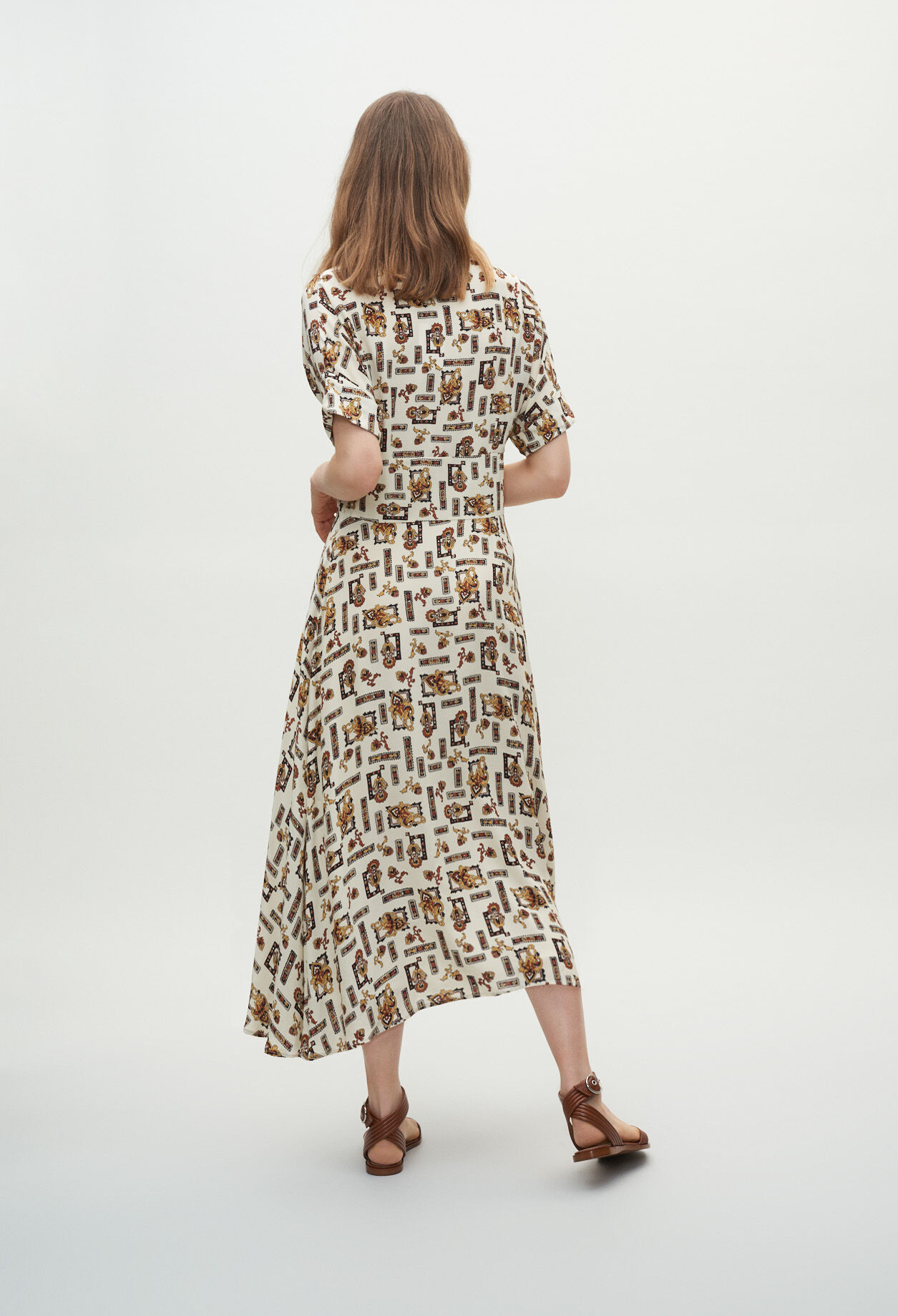 Robe foulard longueur maxi