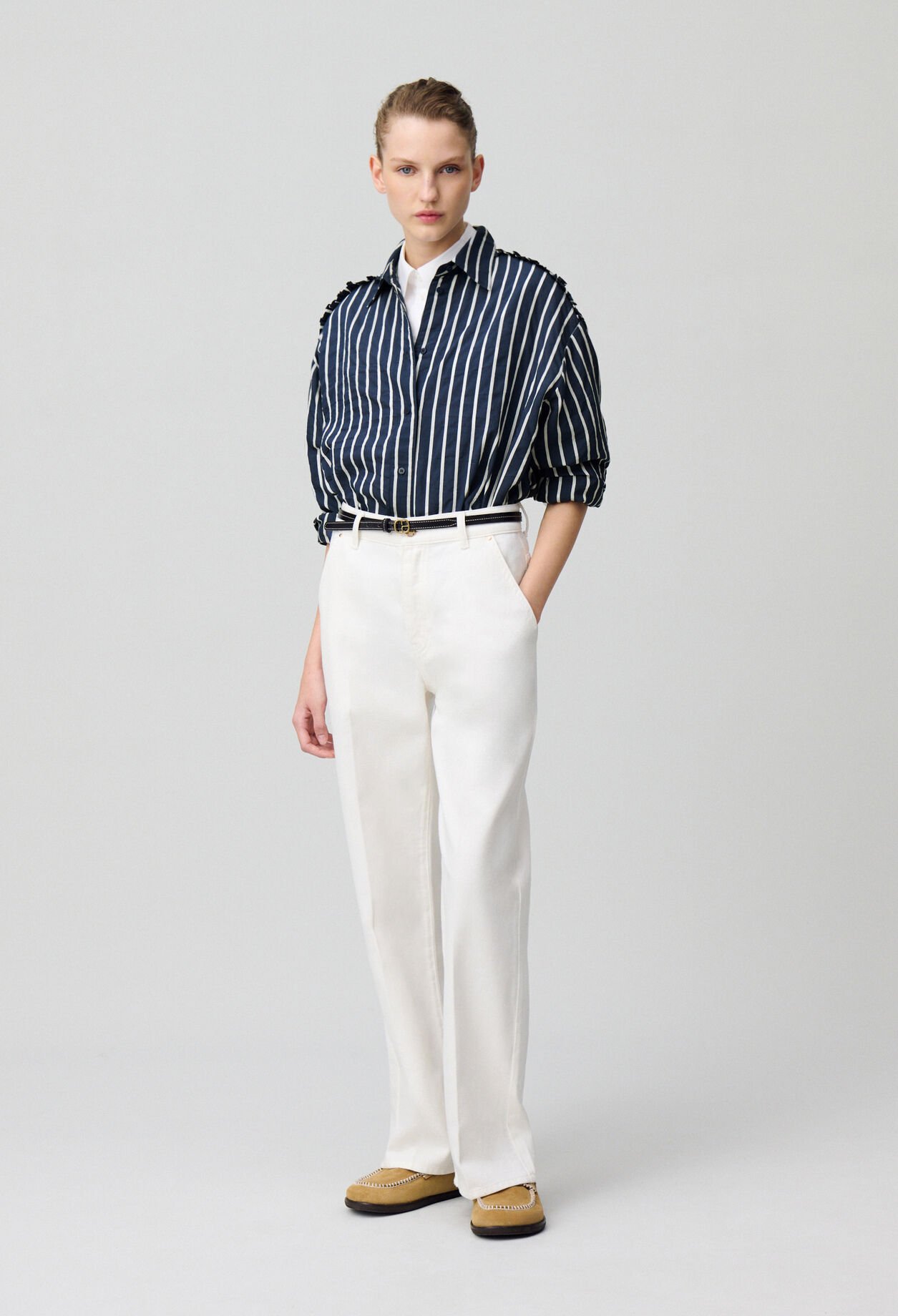 Chemise fluide rayée