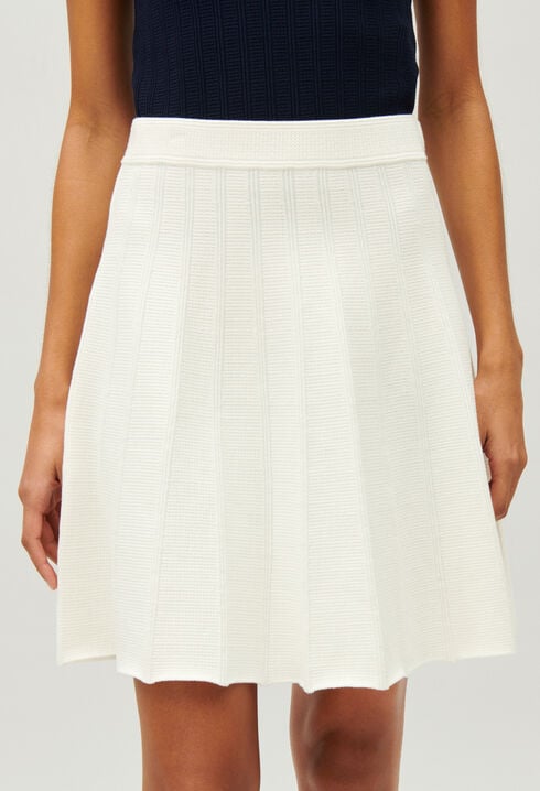 Jupe tennis écrue