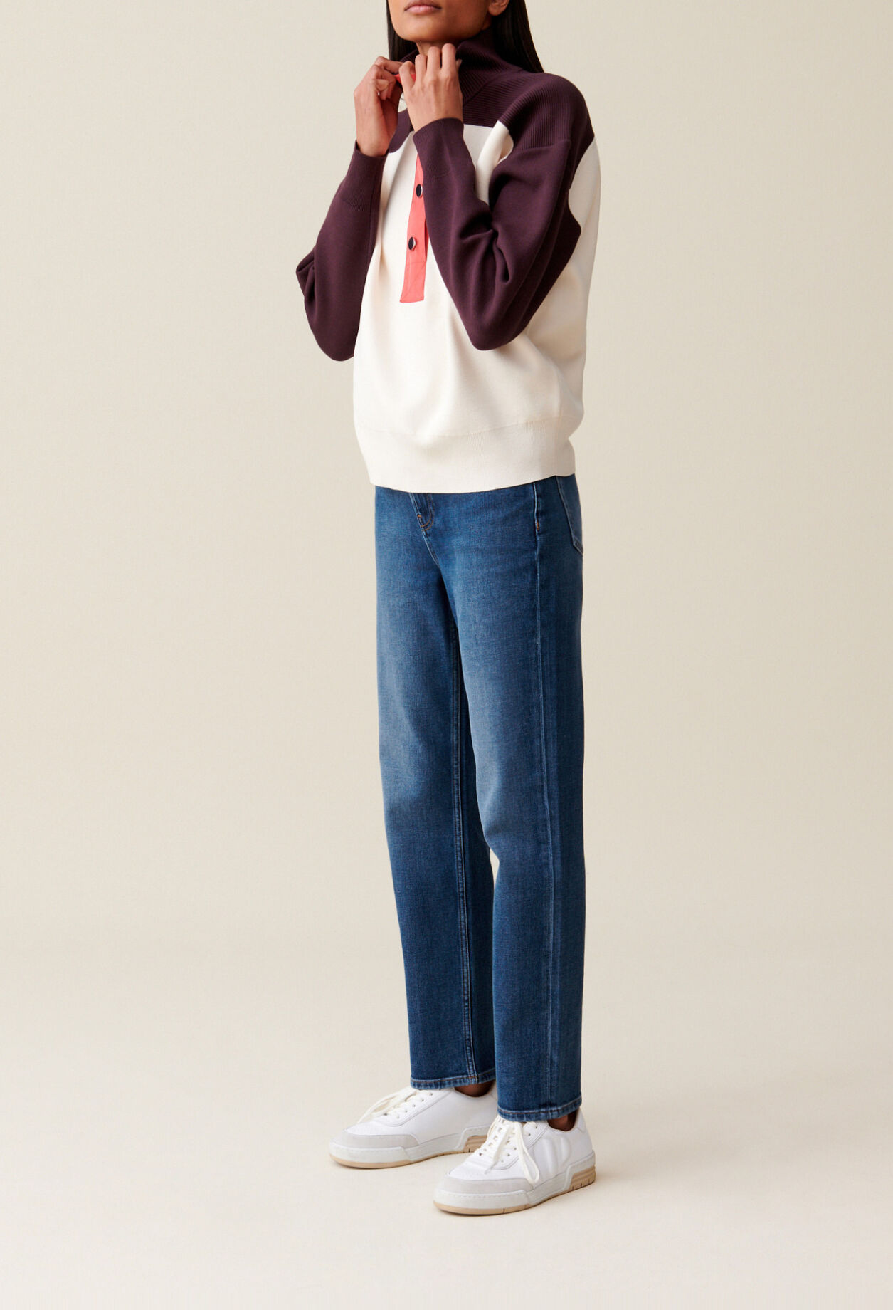 Sweatshirt Minimum col camionneur