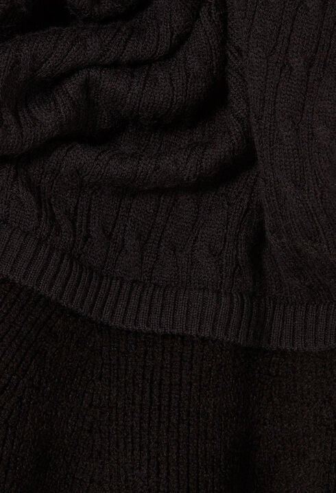 Robe maille col roulé
