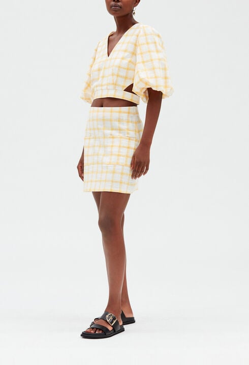 Jupe courte carreaux