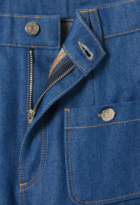 Jean large taille haute 
