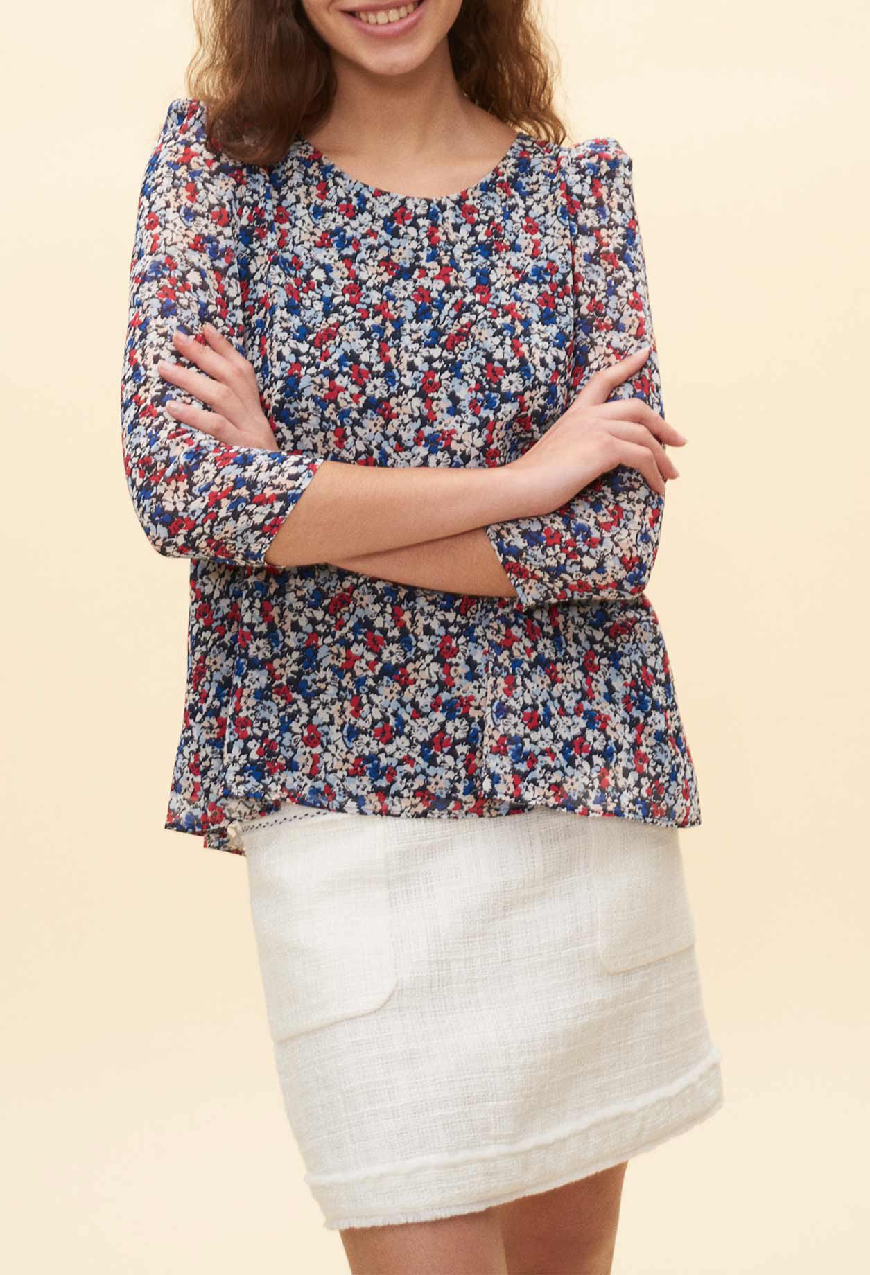 Blouse fleurie