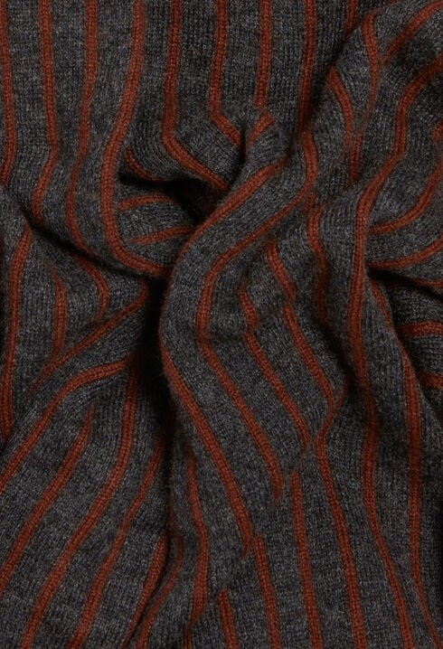 Cardigan maille rayée 