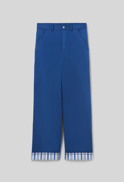 Pantalon ourlets à rayures