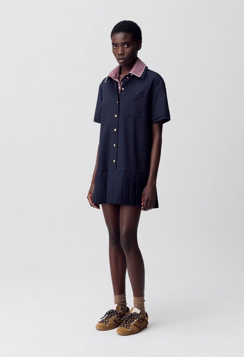 Robe courte chemise