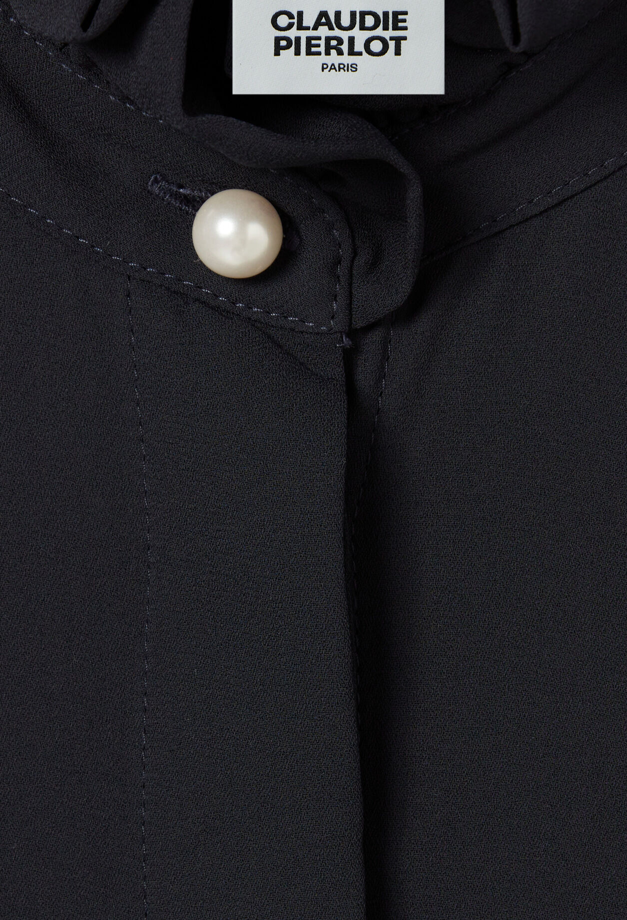 Chemise col victorien marine