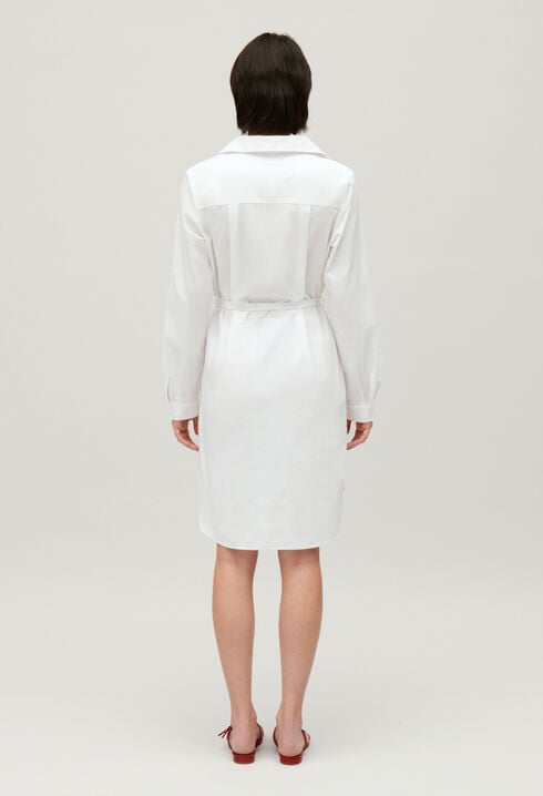 Robe courte col polo