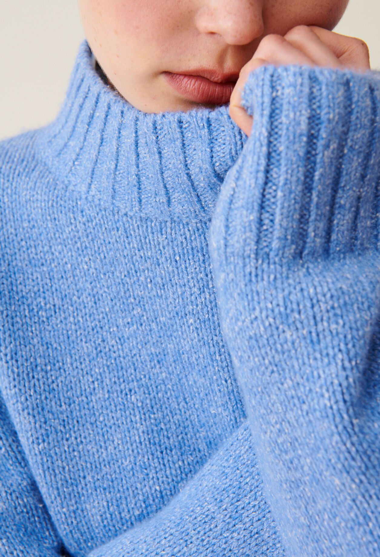 Pull col cheminée