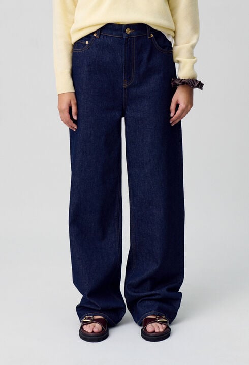 Jean denim brut droit