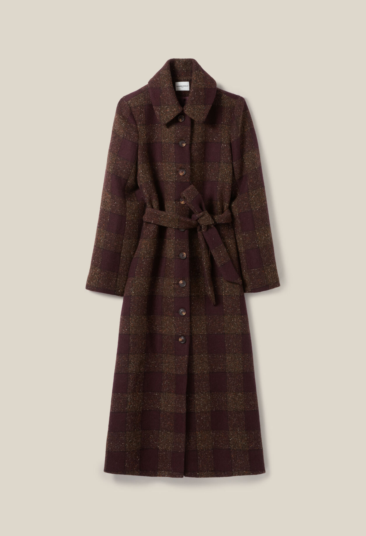 Manteau laine mélangée